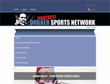 Tablet Screenshot of dobbersports.com